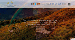 Desktop Screenshot of mountainpawscabinrentals.com